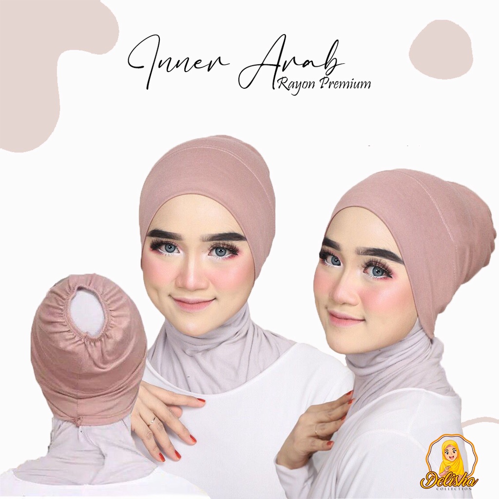 Ciput Arab Polos Rayon Premium / Inner Ciput Kaos Premium / Inner Hijab