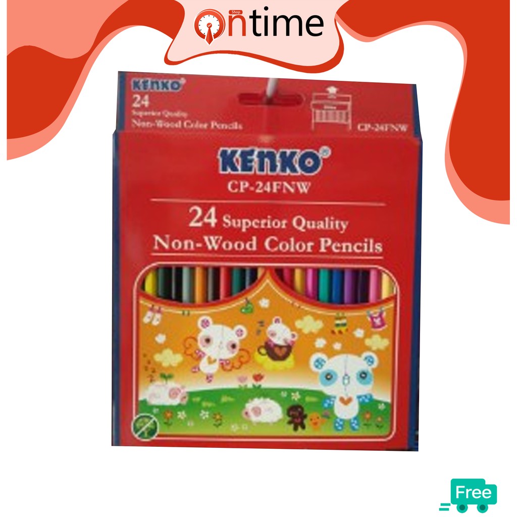 

PENSIL WARNA PANJANG KENKO 24 CP-24FNW