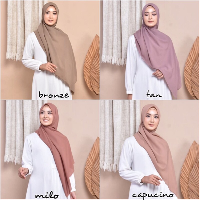 Hijab Instant Diamond Pashmina Tali Panjang Tepi Jahit-4
