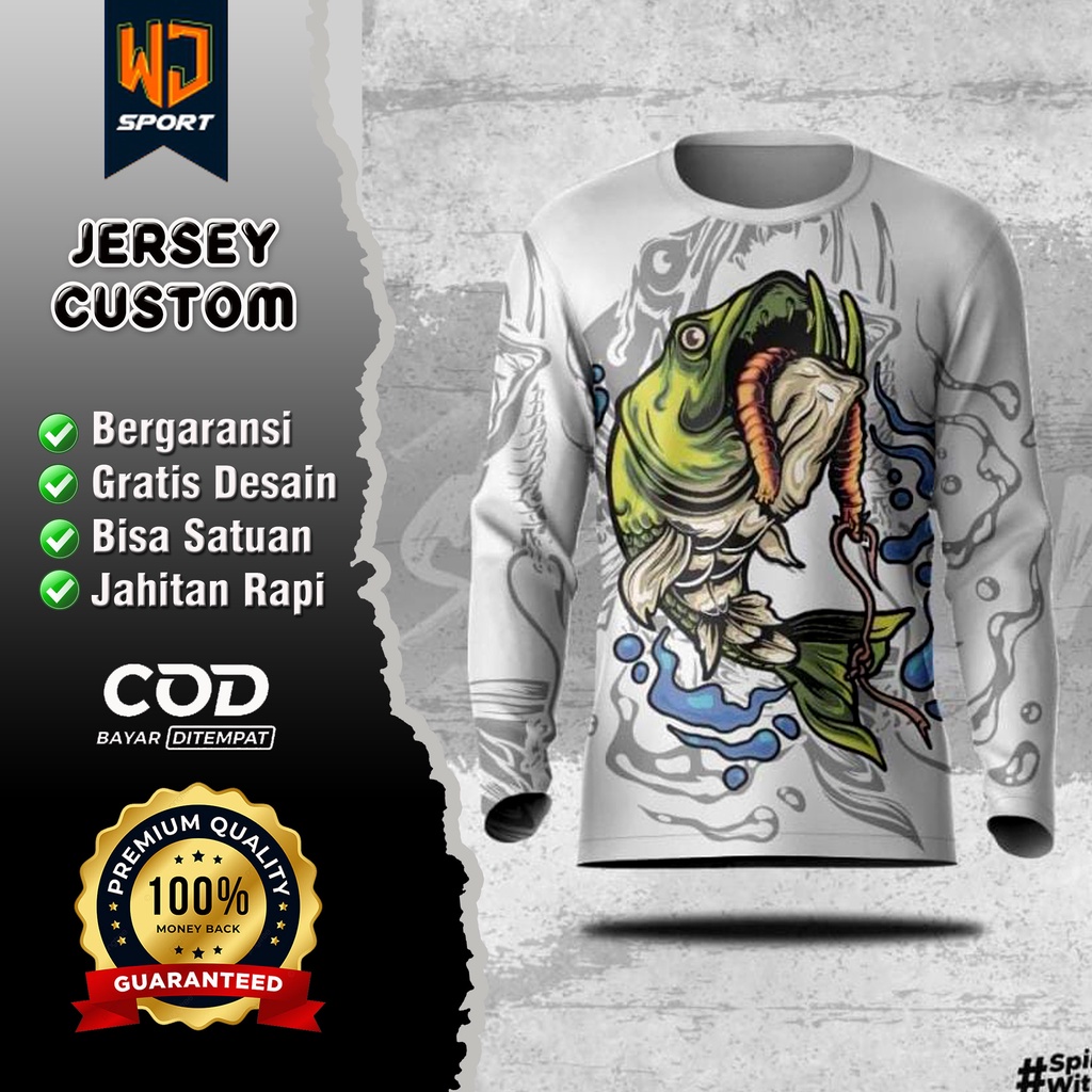 Jersey Mancing Custom Jaket Mancing Lengan Pendek Setelan Lengan Panjang Murah Futsal Sepak Bola Pri
