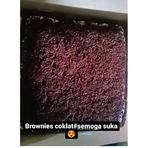 

brownies full coklat+full keju