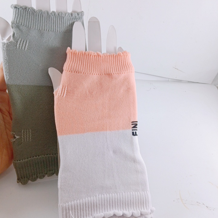 Handsock Manset Tangan Wanita Pendek Kaos Manset Tangan Pendek Bolak Balik manset Polos 2 in 1 Murah