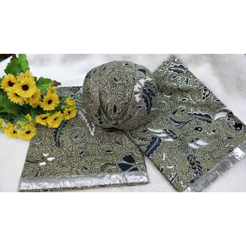 Kain Jarik Sepasang Set Blangkon Sunda Prodo Berkwalitas