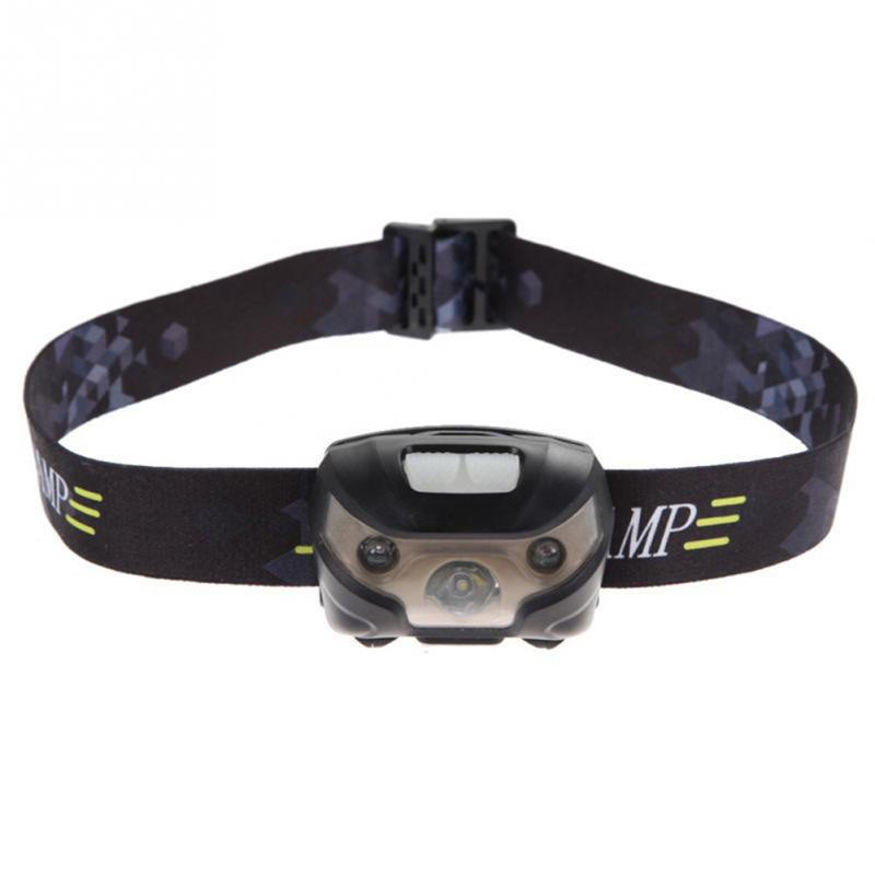 TaffLED Headlamp Flashlight Rechargeable USB + Motion Sensor - Z20T19 HITAM