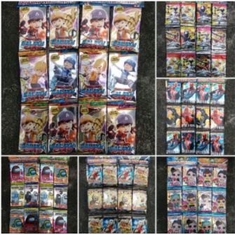 TERBARU Mainan Kartu uno boboboy / Trading Card Game Boboiboy Galaxy 1 Pack isi 10 Kartu Merek DG | 