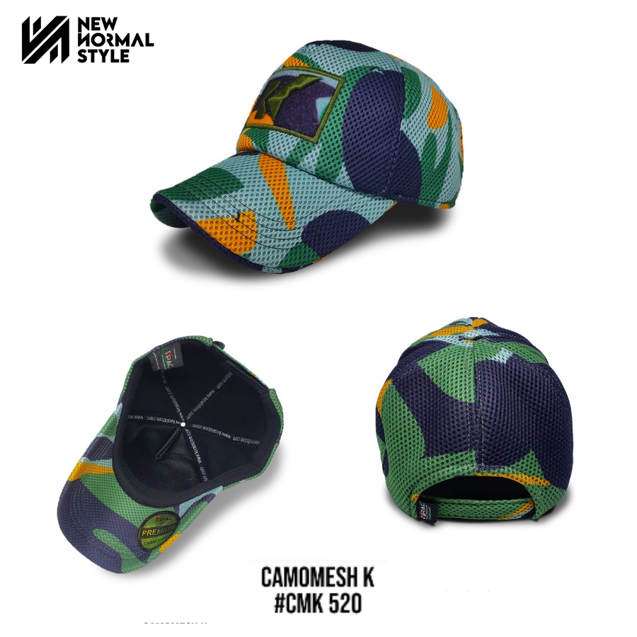 CMK 508 Topi Pria Distro Baseball Jaring Tactical Komando Pria Wanita Cowok Kekinian Original Keren Dewasa Murah