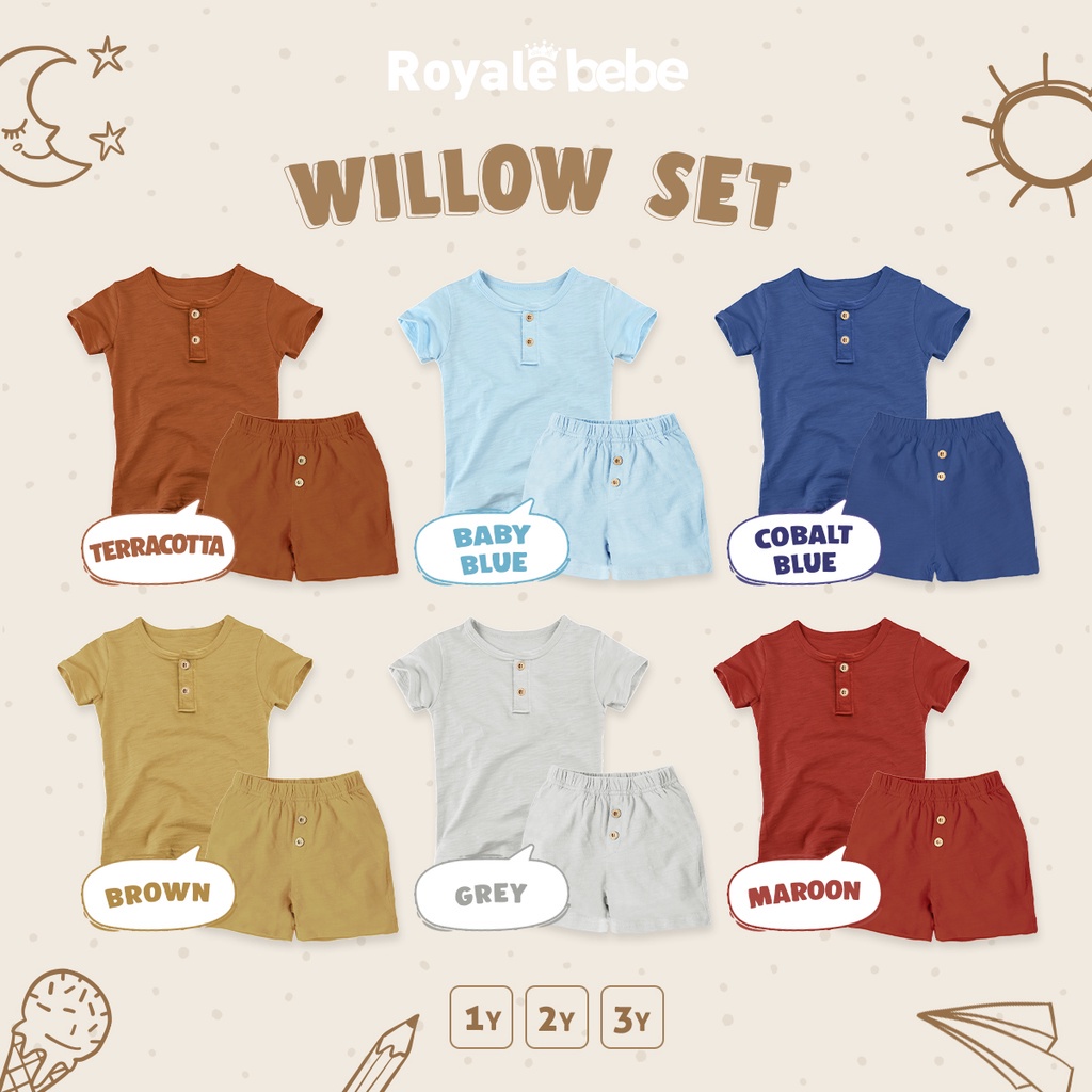 ROYALE BEBE WILLOW SET - SETELAN ANAK