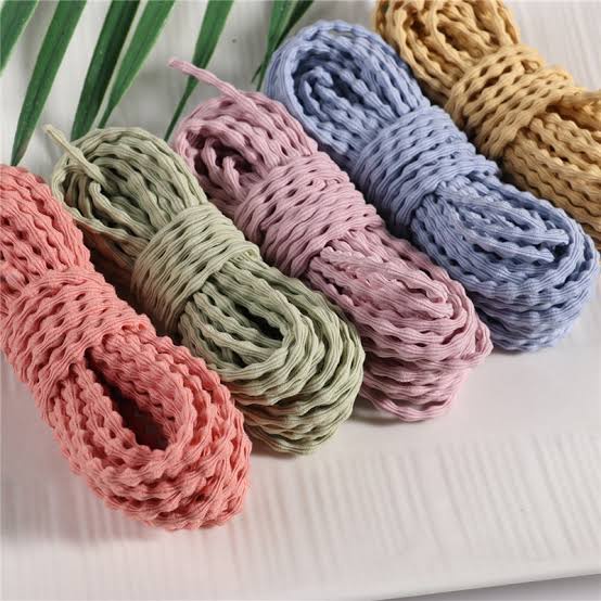 

Tali Elastis Korea Boba / Tali Karet Gerigi / Tali Karet Curly/ Tali Karet Padi/ Tali karet Gembul/Tali karet Boba/ Bahan DIY/ Bahan Kerajinan Tangan/ Bahan Karet Rambut/ Strap Mask