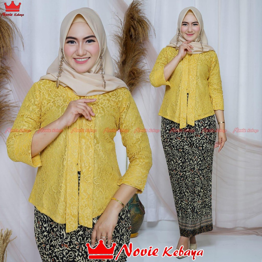 NOV&gt; KEBAYA TRADISIONAL / FLOY BRUKAT / KEBAYA BRUKAT FLOY / KEBAYA WISUDA  / KEBAYA PESTA MODERN