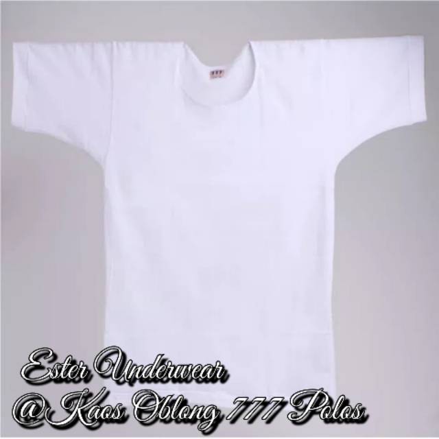 KAOS OBLONG PRIA 777 POLOS |O777 ISI 1 Pcs BAHAN KATUN