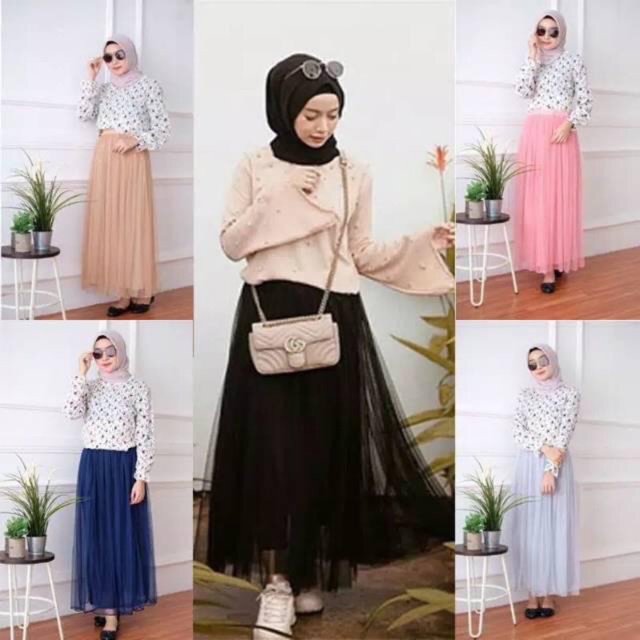 ROK TUTU SKIRT POLOS / ROK JARING / ROK TUTU PREMIUM/ ROK TUTU MAXI SKIRT MODEL HIGH WAIST PUSATGROSIR_SOLO