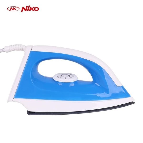 Niko NK-999S Electric Dry Iron Setrika Listrik NK 999S 300 Watt - Biru