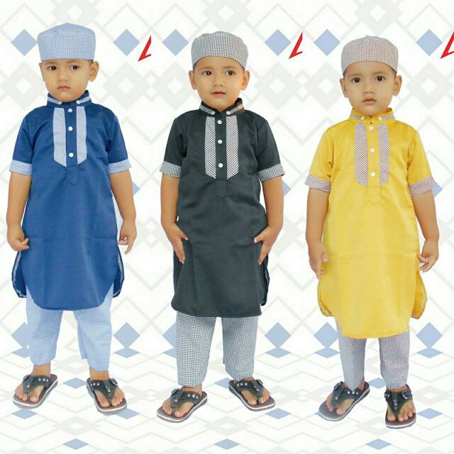 Grosir Setelan Baju  Koko  Turki Anak Laki Laki Lengan 