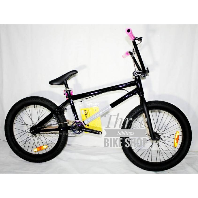 SEPEDA BMX UNITED VALBORG 20 INCH WARNA BLACK GREY
