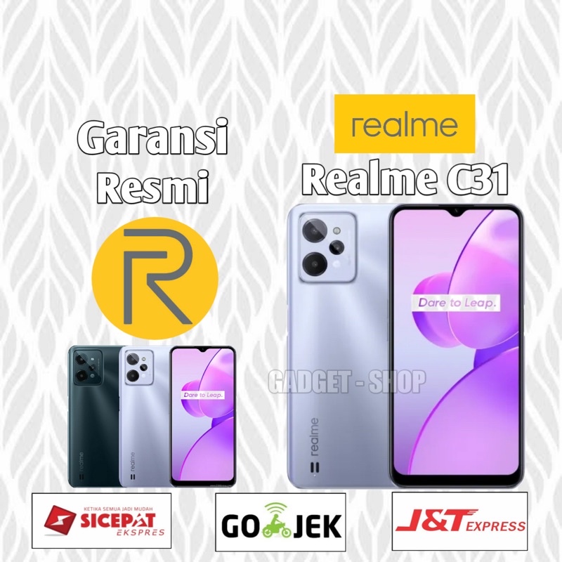 Realme C31 3/32 4/64 Garansi Resmi realme indonesia✅