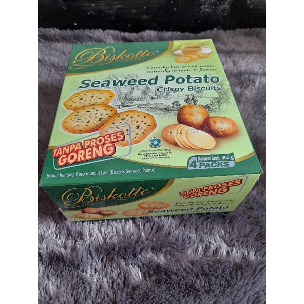 

Crispy Biskuits "Seaweed Potato" // Biskotto // 360gr
