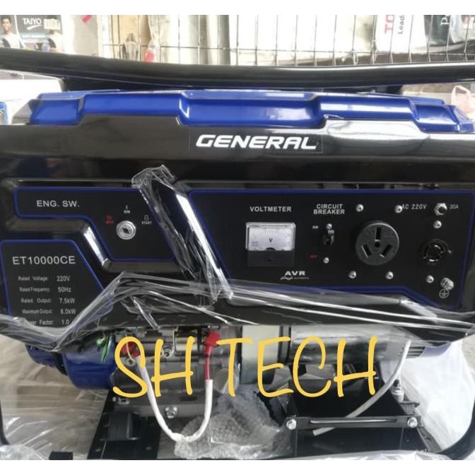 GENSET GENERAL 8000 WATT ET 10000 CE GENERATOR LISTRIK terlaris