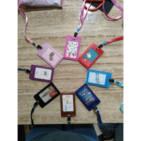 

Lanyard ID Card Holder PU Leather