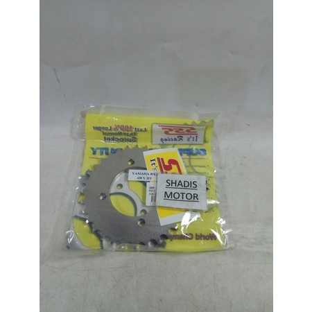 Ger SSS Motor Yamaha RXZ Byson MX Jupiter Z Vega Rx King Vixion Belakang Ukuran 428 - 32T Gear Motor