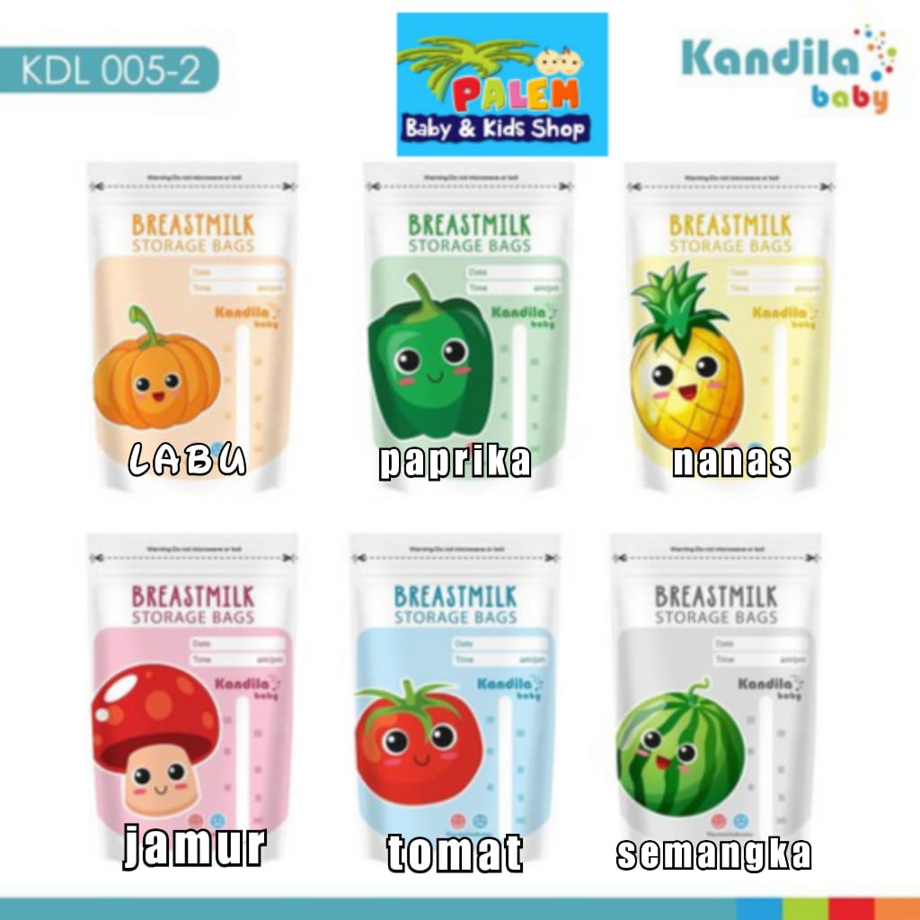 Kandila Baby Breast Milk Stronge Bag Kantong ASI 120ml Isi 30pcs KDL005-2