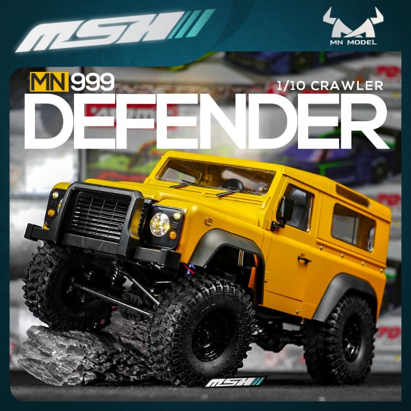 RC Car MN999 1/10 Full Propo MN-999 RC Mobil Adventure Defender Landrover Crawler