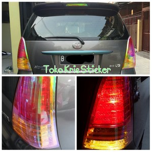 Sticker Pelangi Lampu Rainbow Headlamp Stoplamp Sein