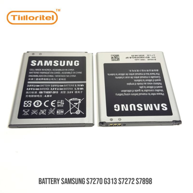 BATTERY SAM S7270/G313H/G313/S7898/S7272/B10