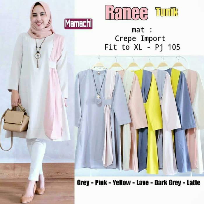 Amaris Tunik- baju kerja jumbo-tunik jumbo-baju jumbo-kemeja jumbo