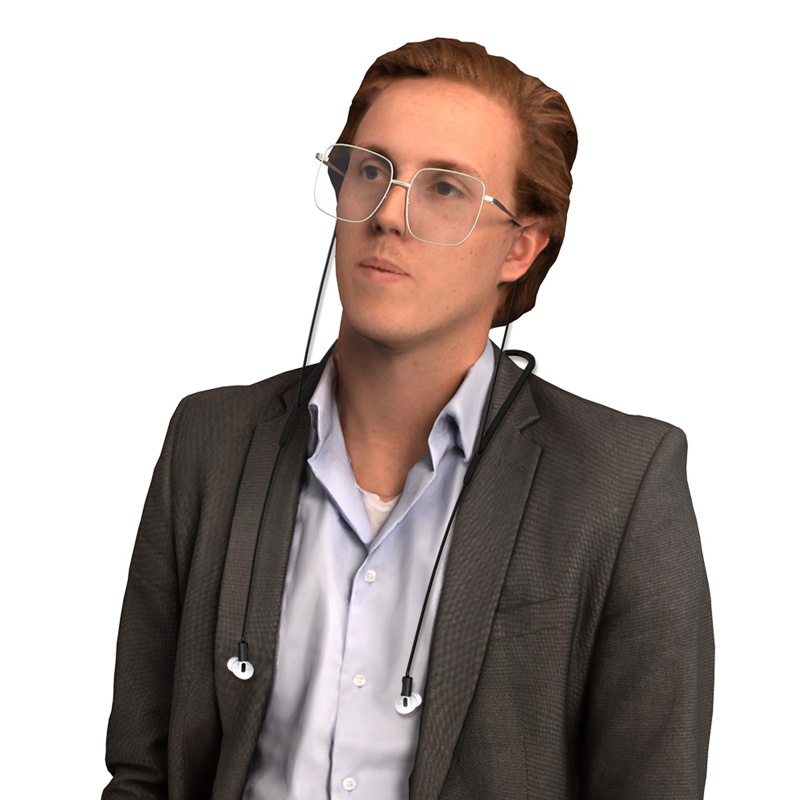 Btsg Silica Hanging Neck Rope Soft Lanyard Untuk Air Pods Pro1.2 /3 Earset Skinfriendly