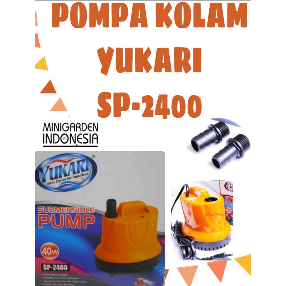 YUKARI SP-2400 POMPA AIR CELUP KOLAM KOI AQUARIUM SUBMERSIBLE PUMP