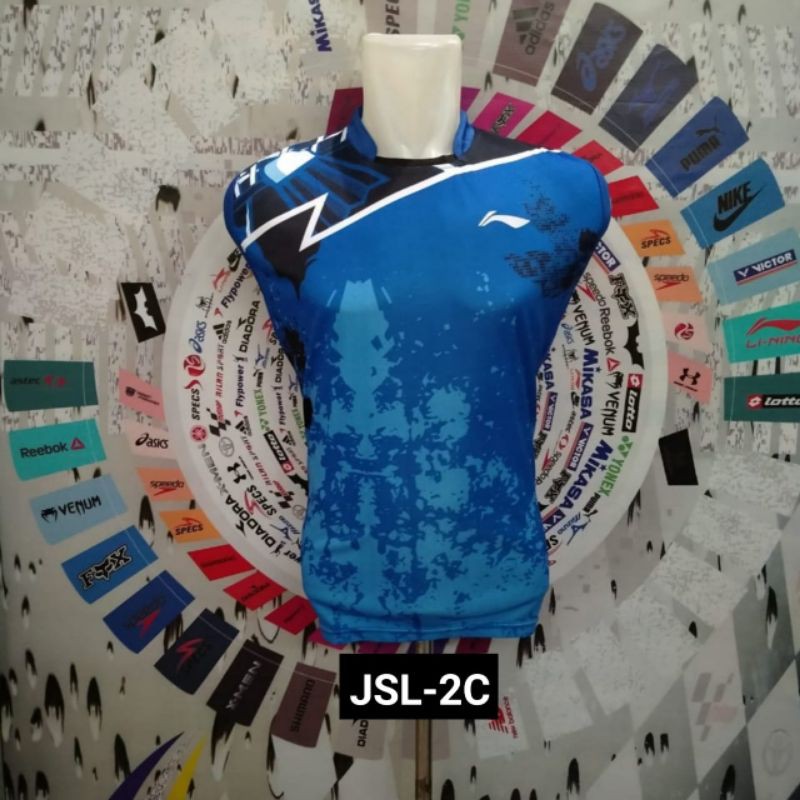 Baju olahraga badminton singlet