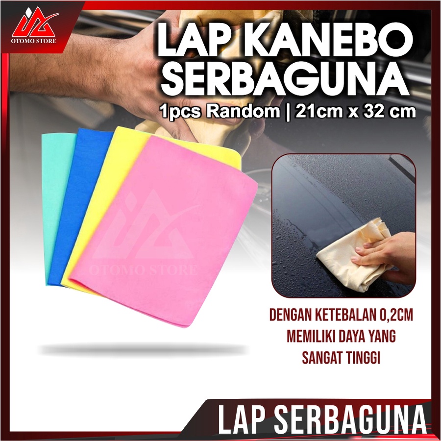 KANEBO Kain Lap Serbaguna Lembaran Size Kemasan 32 X 21 X 0,2 Cm Lap Mobil Motor Serbaguna Murah