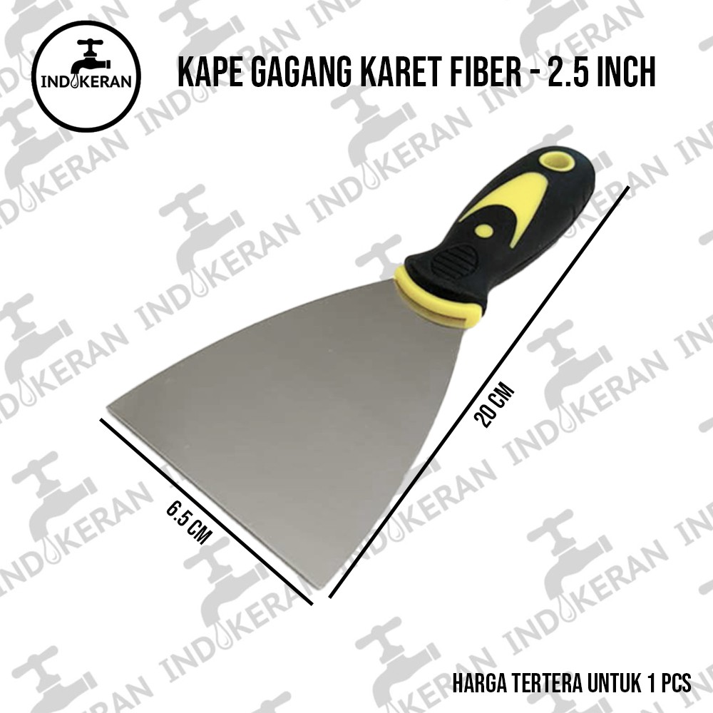 INDOKERAN - Kape Gagang Karet Fiber - 2.5 Inch