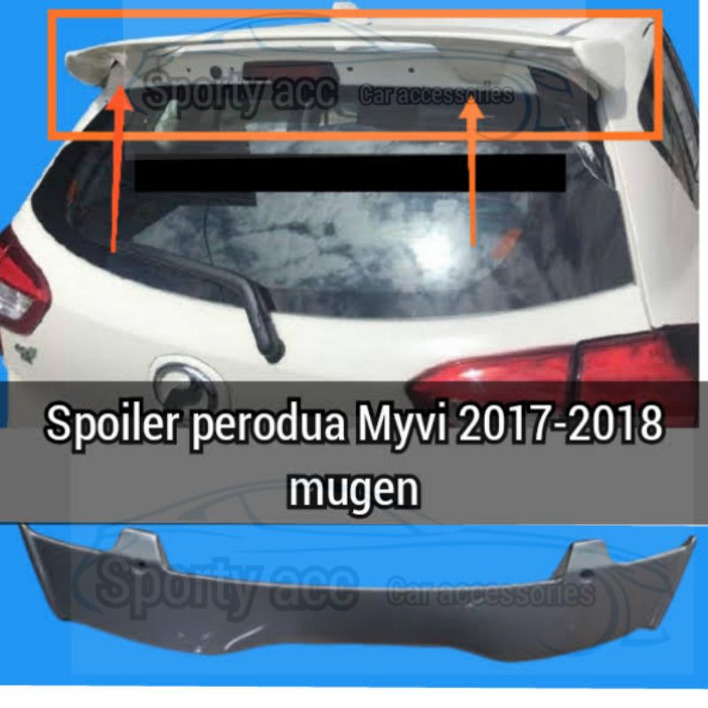 Spoiler Perodua myvi 2017-2020