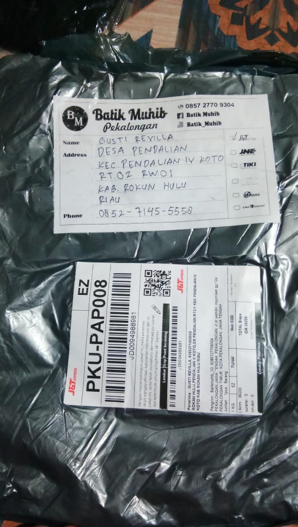 Batik Couple Tunik-kemeja Shibori Jumputan-ori