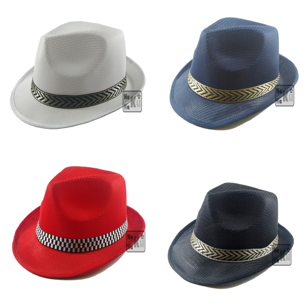 Topi Fedora Polos / Topi Tompi Polos / Topi Jazz Polos