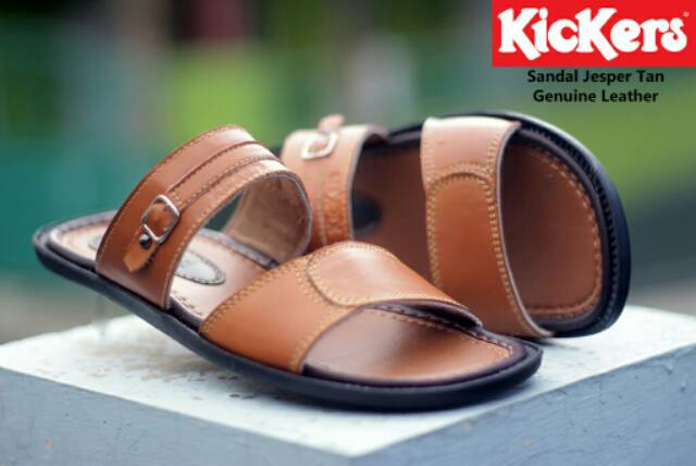 SANDAL KULIT ASLI KICKERS JESPER