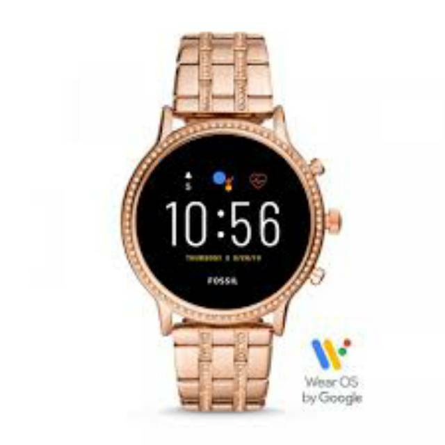 Fossil Gen 5 FTW 6035 Julianna Rose Gold Blink Smartwatch Original + Copy Receipt