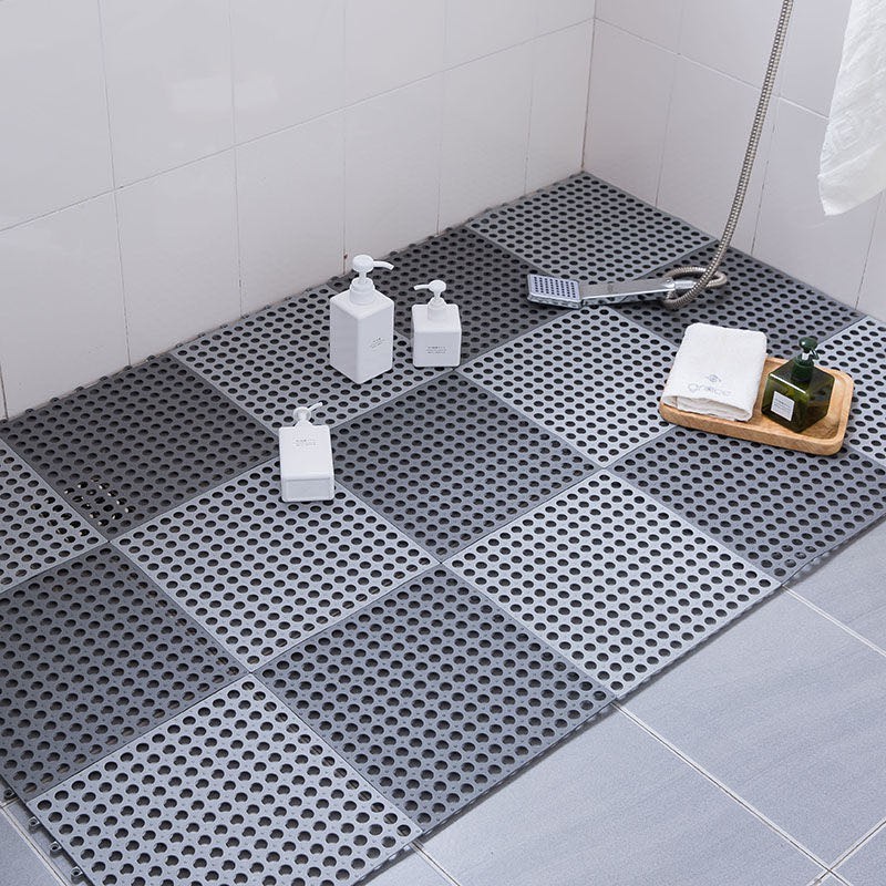 Karpet Kamar Mandi Anti Licin Keset Lantai Anti Slip Polkadot Dapur Mat Non-Slip Karpet Anti Licin Serbaguna GOSHOP88