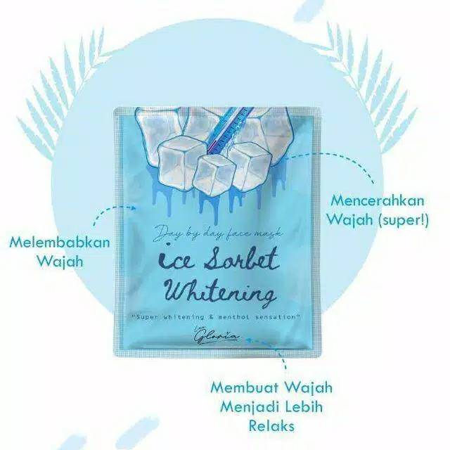 Masker by lea gloria ice sorbet whitening