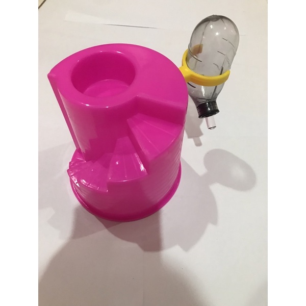 tempat makan tempat minum hamster tempat bermain hamster + BONUS MAKANAN HAMSTER