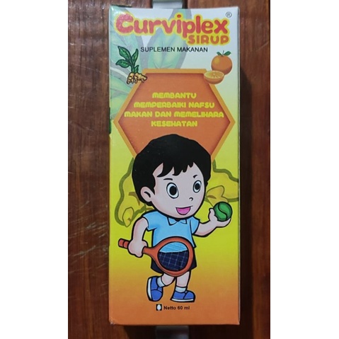 Curviplex Sirup 60 ML / Vitamin Nafsu Makan Anak / Daya Tahan Tubuh / Metabolisme / Antioksidan