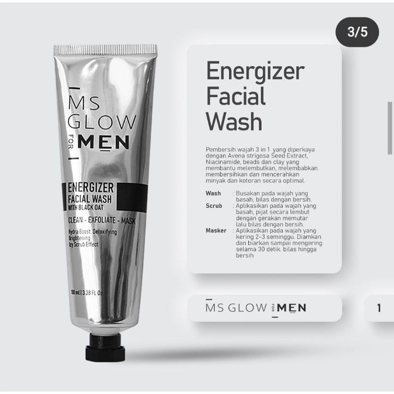 Ms Glow Facial Wash Men