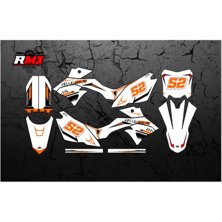 DECAL DTRACKER FULLBODY (003) DEKAL STIKER D-TRACKER DTX 150 SE 2016 2017 2018 2019 2020 2021 2022 P