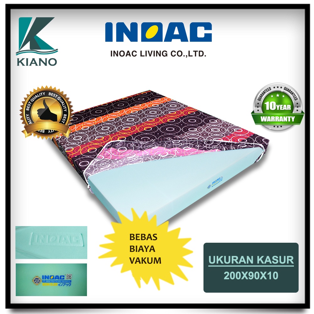 Kasur Busa INOAC Ukuran (200x90x10) / Kasur Busa INOAC ORIGINAL EON LG D.23 Motif ORBITRON