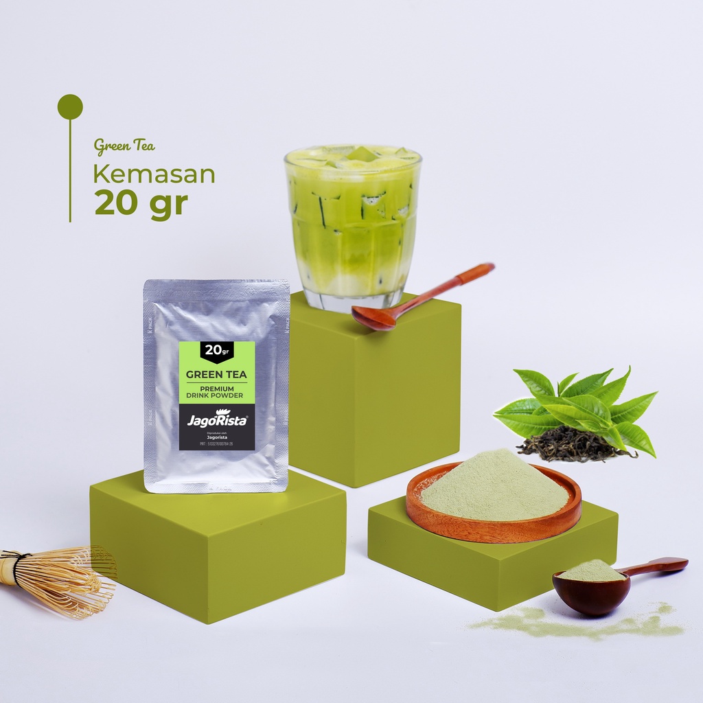 

(Sachet) PREMIUM GOLD Matcha Greentea Powder (Bubuk minuman / Powder Drink) jr