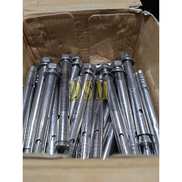 SS 304 / Dynabolt Stainless M16x125 / Dinabolt M16 /Anchor Bolt 12,5CM