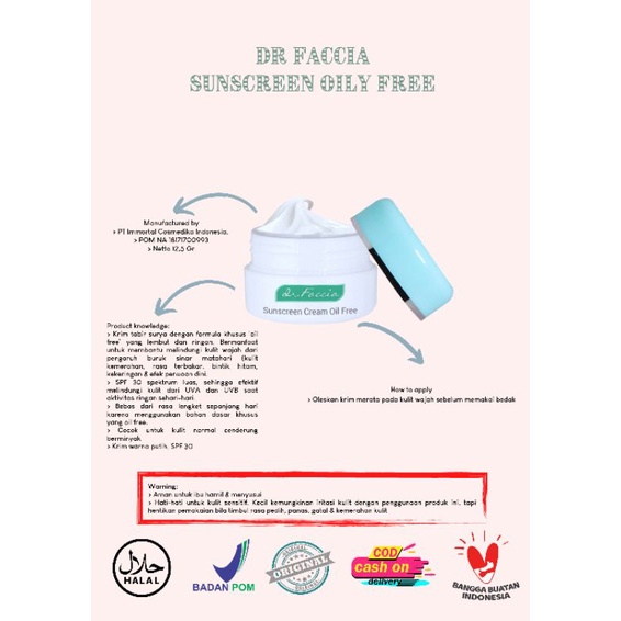Dr. Faccia - dr faccia sunscreen cream oil free