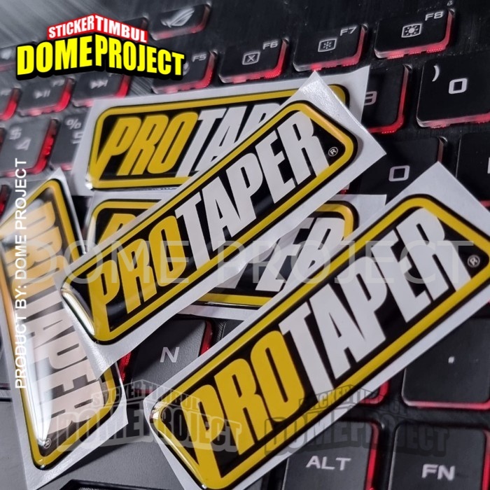 STIKER MOTOR PROTAPER EMBLEM STIKER TIMBUL LENTUR STIKER MOTOR