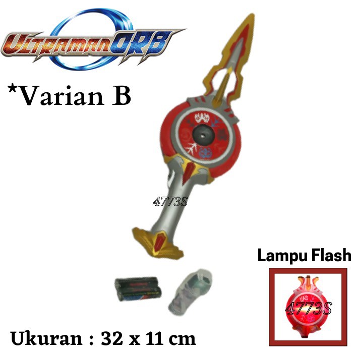 Mainan Anak Senjata Ultraman / Senjata Pedang ORB / Senjata GEED CLAW
